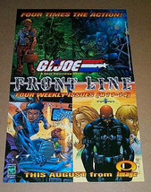 2003 GI Joe 17x11 inch Hasbro Image Comics Front Line promotional promo poster 1 - £31.47 GBP