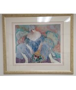 BARBARA A WOOD &quot;BLUE LADY&quot; 1989 Limited Edition Print Signed &amp; Numbered ... - $533.32 CAD