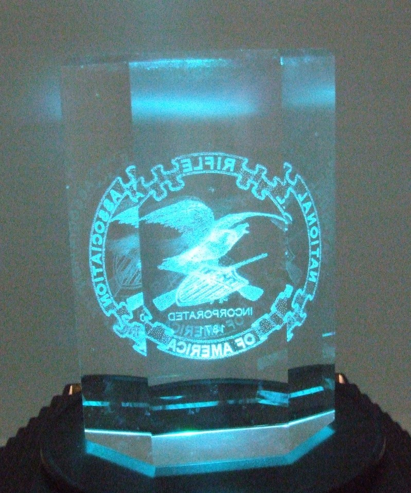 3D Laser Design Multiple "NRA Emblem" In Crystal Glass-
show original title
... Item image 4