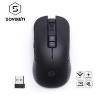 M600 Mouse Wireless Silent Rechargeable USB 2.4G Gaming Mouse RGB Professional - £15.81 GBP