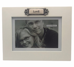 Ganz Ceramic Love Scroll Photo Frame 4 x 6 Ivory Tabletop or Wall Weddin... - $16.45