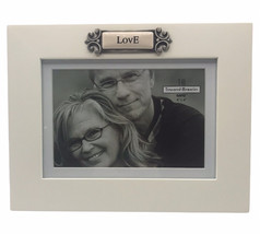 Ganz Ceramic Love Scroll Photo Frame 4 x 6 Ivory Tabletop or Wall Weddin... - £12.99 GBP