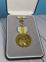 Cased Set US Dept of Air Force Meritorious Civilian Service Medal Ribbon... - $49.49