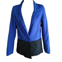 Divided by H&amp;M Women&#39;s Blue/Black Color Block Blazer Size 2/4 - £11.92 GBP
