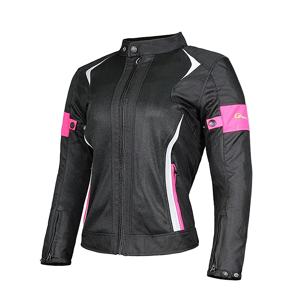 Women Motorcycle Armor Jacket Lady Riding Raincoat Safety Clothing with - £79.37 GBP+
