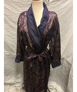 Vintage Victoria’s Secret paisley silky lounge wear bath robe - £77.68 GBP