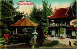 Vtg 1910s Pnc Cartolina Bella California Giapponese Tè Giardino Dorato Gate Park - £6.20 GBP