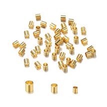 Stainless Steel Tube End Beads 1 1.5 2mm, 100pcs - £3.99 GBP+