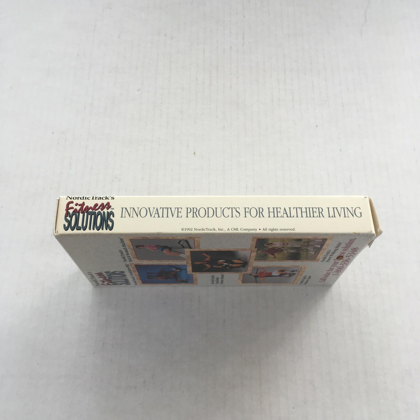 Vintage nordic track fitness solutions vhs tape nordic fitness products ad Item image 4