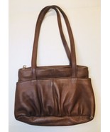 VINTAGE LEVIS STRAUSS &amp; Co. Brown Leather Handbag Purse READ Description - $25.00