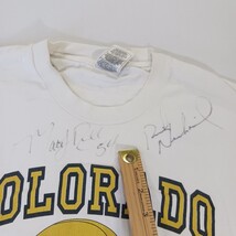 Fruit Of The Loom Colorado Football Men's L White Cotton Short Sleeve T-Shirt image 4
