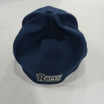 New Era NFL Los Angeles RAMS Men's L/XL Back Fitted Blue Baseball Cap Hat image 14