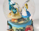 Disney Alice In Wonderland Caterpillar Enesco Musical  &quot;I&#39;m Late&quot; Snow G... - £58.34 GBP