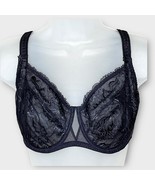 SIMONE PERELE dark gray lace underwire bra size 32G - $61.59 CAD