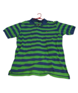 Vintage Polo By Ralph Lauren Mens XL USA Made Striped Green &amp; Blue W/Red... - $982.94 MXN