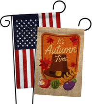 It&#39;s Autumn - Impressions Decorative USA - Applique Garden Flags Pack - GP137087 - £24.89 GBP