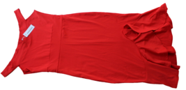 Nwt Cbr Sexy Red Bodycon Off Shoulder Ruffle Hem Size Xl But Fits Like M/L - £14.22 GBP