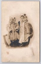 RPPC Toledo OH Lucy Roberts Fisher Family Kids Fur Coats Hats Postcard G32 - £15.42 GBP