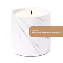 Elegant Jasmine Marble Vessel Candle - 6oz - $49.11