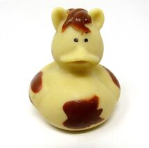 Horse Rubber Duck Pinto 2 inch Braided Mane Cowboy  Rancher  Cruise Jeep - $8.92