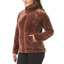 32 Degrees Women&#39;s Plus Size 3X Tan Full Zip Soft Fleece Winter Jacket NWT - £17.61 GBP