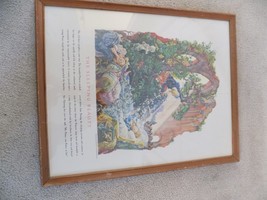 1947 The Sleeping Beauty Print Painted For John Morrell Co. By F. Rojank... - £58.10 GBP