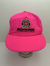 Vintage Schwinn Hat Neon Quality Logo Cycling Fitness Embroidered Snapba... - £54.40 GBP