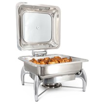 MegaChef 6.3 Quart Stainless Steel Rectangle Professional Chafing Dish/Food Warm - $3,171.11 MXN