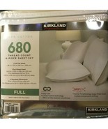Kirkland Signature 680 Thread Count 6-piece Sheet Set, Full, Oatmeal - €41,52 EUR