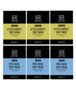 6 Pack M. Skin Care Post Shave Cooling &amp; Replenish Sheet Mask Set for Men - $316.40 MXN