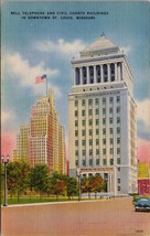 Bell Telephone and Civil Courts Building St. Louis MO Postcard PC571 - $7.99