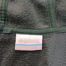 Columbia Benton Springs II Women's Green Long Fleece Hoodie Jacket Small AL6485 image 3