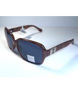 NEW ISAAC MIZRAHI Light Honey Brown Blue Logo I Sunglasses Shades  IM6 2... - $39.99