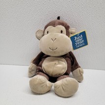 NEW Just One Year Carters Brown Monkey Plush Baby Lovey Soft Toy 10&quot; - £34.92 GBP
