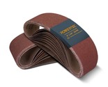 4 X 24 Inch Sanding Belts | Aluminum Oxide Sanding Belt Assortment, 3 Ea... - £26.61 GBP