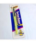 Vintage BIC Briteliner Pocket Highlighter Yellow Brite Liner 1991 in pac... - €14,59 EUR