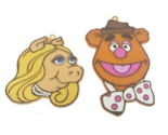 VINTAGE HALLMARK MUPPETS JIM HENSON MISS PIGGY FOZZIE COOKIE CUTTERS / O... - £29.79 GBP