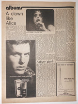 Alice Cooper Muscle of Love Review 1973 Original Full Page UK Article 16x12 &quot; - £4.12 GBP