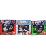 Three (3) ~ Block Tech Figure Boxes ~ SPORTS ~ Soccer ~ Football ~ Baseb... - $356.03 MXN