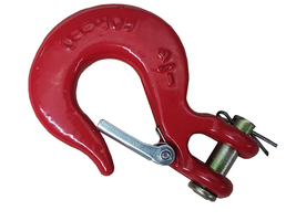 (2) 1/4“ SLIP HOOK SAFTY LATCH CLEVIS RIGGING TOW WINCH TRAILER CRANE 09... - $15.95
