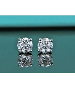 $5,800 Tiffany &amp; Co. Platinum 0.60ct I VS1 Diamond Stud Squeeze Back Ear... - $4,802.06 CAD