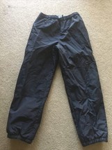 Land’s End Boys / Girls Youth Size 14 Snow Pants Black Kids Childrens Insulated - £15.95 GBP