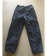 Land’s End Boys / Girls Youth Size 14 Snow Pants Black Kids Childrens In... - $19.79