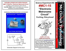 MC1-15 ** Mr Circuit Science ** Experiment Kit  -ELECTRONIC METRONOME - $5.89