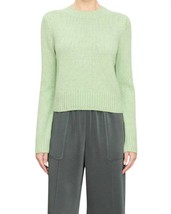 Vince plush silk crew top in WHITE LIME - size S - £243.05 GBP