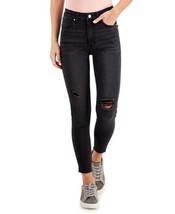 Tinseltown Womens High Rise Skinny Jeans, 7, Charred Pe - £25.06 GBP