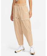 NEW Nike Essential Womens XL Woven Loose High Rise Curve Pants Shearling... - £44.76 GBP