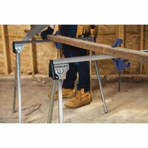 Sawhorse 2 Pack Saw Horse Folding 29 inch Metal Work Heavy Duty Steel - £36.03 GBP