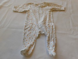Gerber Baby Girl&#39;s Boy&#39;s Long Sleeve Footed Bodysuit Size 0-3 Months GUC - £8.05 GBP