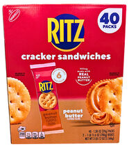 RITZ Cracker Sandwiches Peanut Butter 40 Count EXP 03/2026 - $21.26